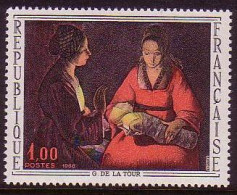 France 'The New-born Child' By H De La Tour 1966 MNH SG#1711 - Neufs