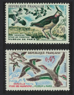 France Lapwings Teal Birds Study Of Migration 2v 1960 MNH SG#1510-1511 MI#1326-27 - Ungebraucht