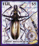 Fiji Longest Beetle In The World MS 2004 MNH SG#MS1216 - Fidji (1970-...)