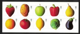 Great Britain Fruit And Vegetables 10v Self Adhesive 2003 MNH SG#2348-2357 Sc#2117a - Neufs