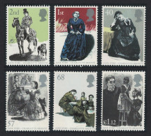 Great Britain 150th Death Anniversary Of Charlotte Bronte 6v 2005 MNH SG#2518-2523 - Nuovi