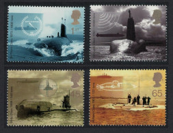 Great Britain Royal Navy Submarine Service 4v 2001 MNH SG#2202-2205 Sc#1967-1970 - Unused Stamps
