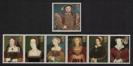 Great Britain King Henry VIII And His 6 Wives 1v+strip 1997 MNH SG#1965-1971 - Nuovi