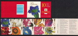 Great Britain 'Flowers' Greetings Stamps Booklet 10 1st Class Stamps 1997 MNH SG#KX9 - Ongebruikt