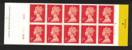 Great Britain Barcode Booklet 2nd Class All-round Perforation Walsall 1993 MNH SG#HD106 - Unused Stamps