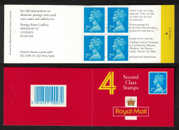 Great Britain Barcode Booklet 2nd Class All-round Perforation Walsall 1993 MNH SG#HA6 - Ungebraucht