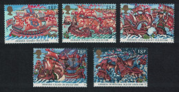 Great Britain 400th Anniversary Of Spanish Armada 5v 1988 MNH SG#1400-1404 - Nuovi