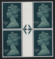 Great Britain Machin Definitives £1.41 Gutter Block 1985 SG#1026d - Ungebraucht