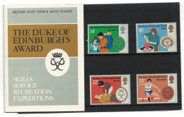 Great Britain Duke Of Edinburgh Award Scheme 4v Pres. Pack 1981 MNH SG#1162-1165 Sc#952-955 - Neufs