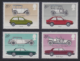 Great Britain British Motor Industry Cars 4v 1982 MNH SG#1198-1201 Sc#1002-1005 - Unused Stamps