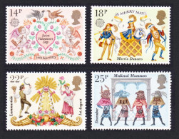 Great Britain Folklore 4v 1981 MNH SG#1143-1146 - Neufs