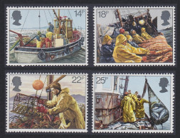 Great Britain Fishing Industry 4v 1981 MNH SG#1166-1169 - Unused Stamps