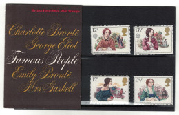 Great Britain Famous Authoresses 4v Pres. Pack 1980 MNH SG#1125-1128 Sc#915-918 - Ungebraucht