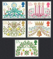 Great Britain Christmas 1980 5v 1980 MNH SG#1138-1142 Sc#928-932 - Unused Stamps