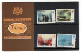 Great Britain Birth J M W Turner Painter 4v Pres. Pack 1975 MNH SG#971-974 - Neufs