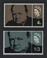 Great Britain Churchill Commemoration 2v 1965 MNH SG#661-662 - Unused Stamps