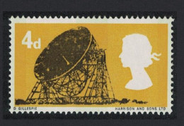 Great Britain British Technology Radio Telescope 4d 1966 MNH SG#701p - Neufs