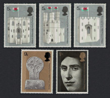 Great Britain Investiture Of HRH The Prince Of Wales 5v Singles 1969 MNH SG#802-806 - Unused Stamps