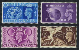 Great Britain Olympic Games 4v 1948 MNH SG#495-498 - Unused Stamps