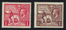 Great Britain British Empire Exhibition Wembley Dated 1925 2v 1925 MNH SG#432-433 - Oblitérés