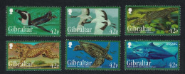 Gibraltar Penguin Crane Birds Cheetah Tuna Fish Alligator Turtle 6v 2013 MNH SG#1531-1536 - Gibraltar