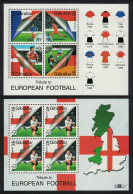Gibraltar European Football Championship Belgium - Netherlands 2 MSs 2000 MNH SG#MS911 - Gibraltar