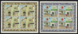 Gibraltar Europa CEPT Post Offices 4v Sheetlets 1990 MNH SG#626-629 Sc#562-565 - Gibraltar