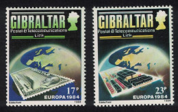 Gibraltar Europa CEPT Posts And Telecommunications 2v 1984 MNH SG#504-505 Sc#459-460 - Gibraltar