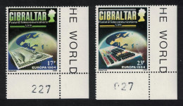 Gibraltar Europa CEPT Posts And Telecommunications 2v Corners 1984 MNH SG#504-505 Sc#459-460 - Gibraltar