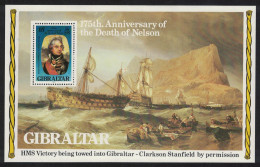 Gibraltar 175th Death Anniversary Of Nelson Paintings MS 1980 MNH SG#MS441 MI#Block 7 Sc#396a - Gibraltar