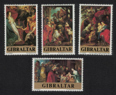 Gibraltar 400th Birth Anniversary Of Rubens Christmas 1977 MNH SG#393-396 MI#367-370 - Gibraltar