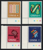 Ghana African Unity Economic Summit 4v Corners 1980 MNH SG#925-928 - Ghana (1957-...)