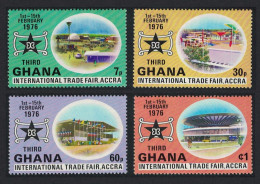 Ghana International Trade Fair Accra 4v 1976 MNH SG#764-767 MI#634A-637A - Ghana (1957-...)