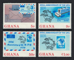 Ghana UPU 4v 1974 MNH SG#705-708 MI#548-551 - Ghana (1957-...)