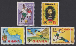 Ghana West African Football Competition 5v 1959 MNH SG#228-232 Sc#61-65 - Ghana (1957-...)