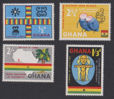 Ghana Independence 4v 1959 MNH SG#207-210 Sc#42-45 - Ghana (1957-...)
