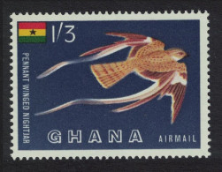 Ghana Pennant-winged Nightjar Bird 1959 MNH SG#226 MI#61 - Ghana (1957-...)