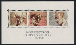 Germany Winners Of Nobel Prize For Literature MS 1976 MNH SG#MS1853 - Unused Stamps
