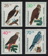 Germany Osprey Buzzard Kite Harrier Birds Of Prey 4v 1973 MNH SG#1648-1651 MI#754-757 - Unused Stamps