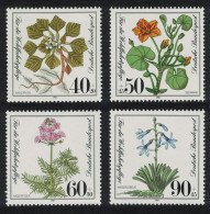 Germany Endangered Flowers 4v 1981 MNH SG#1972-1975 - Unused Stamps