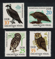 GDR Osprey Owl Eagle Birds Of Prey 4v 1982 MNH SG#E2410-E2413 MI#2702-2705 - Ongebruikt