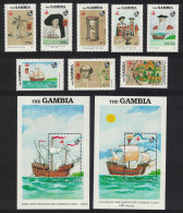 Gambia Exploration Of West Africa Vasco Da Gama 8v+2 MSs 1988 MNH SG#825-MS833 - Gambia (1965-...)
