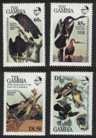 Gambia Vulture Darter Heron Duck Birds 4v Audubon 1985 MNH SG#581-584 - Gambia (1965-...)