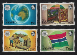 Gambia Flags Agriculture Commonwealth Day 4v 1983 MNH SG#488-491 - Gambia (1965-...)
