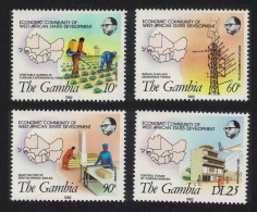 Gambia Economic Community Of West African States Development 4v 1982 MNH SG#480-483 - Gambie (1965-...)