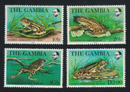 Gambia Frogs 4v 1982 MNH SG#484-487 - Gambie (1965-...)