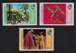 Gambia Silver Jubilee 3v 1977 MNH SG#365-367 - Gambia (1965-...)
