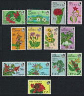 Gambia Flowers And Shrubs 13v 1977 MNH SG#371-383 MI#345-357 - Gambia (1965-...)