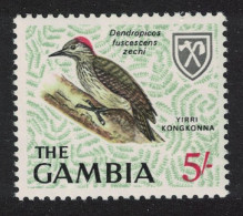 Gambia Cardinal Woodpecker Bird 5Sh 1966 MNH SG#243 - Gambia (1965-...)