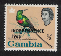 Gambia Long-tailed Sunbird Birds 1963 MNH SG#215 - Gambie (...-1964)